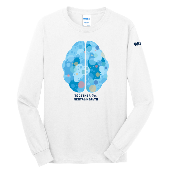 Port & Company® Unisex Long Sleeve Core Cotton Tee - Together for Mental Health