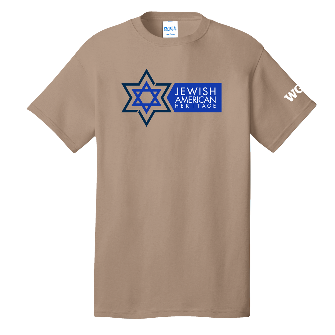 Port & Company® Unisex Core Cotton Tee - Jewish American Heritage