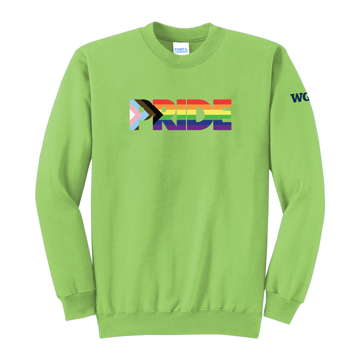 Port & Company® Unisex Core Fleece Crewneck Sweatshirt - LGBTQ+ Pride