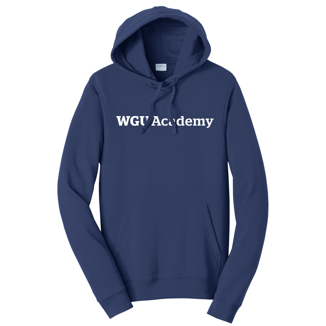 Port & Company Unisex Fan Favorite Fleece Pullover Hooded Sweatshirt - WGU Academy
