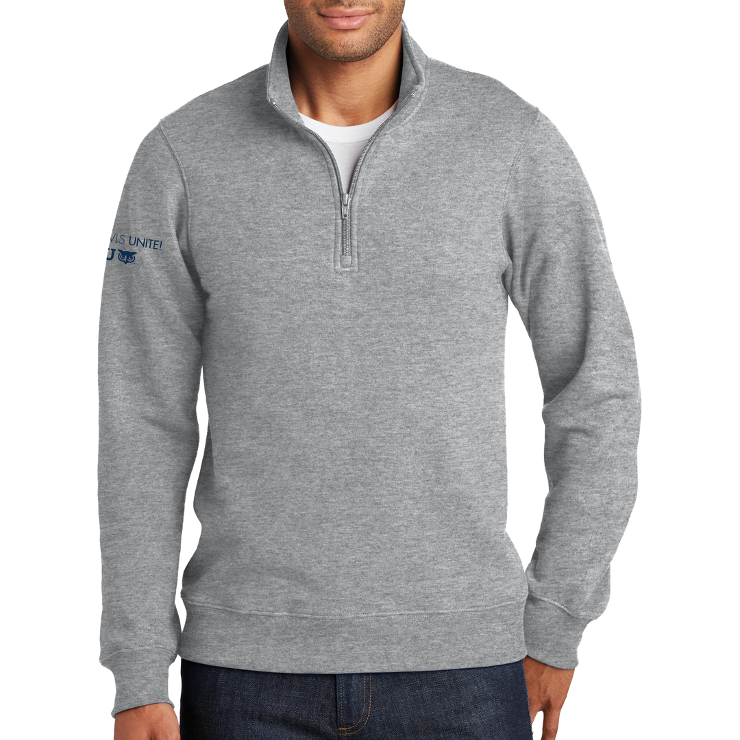 WGU Night Owls Unite- Port & Company® Fan Favorite™ Fleece 1/4-Zip Pullover Sweatshirt