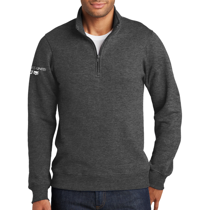 WGU Night Owls Unite- Port & Company® Fan Favorite™ Fleece 1/4-Zip Pullover Sweatshirt