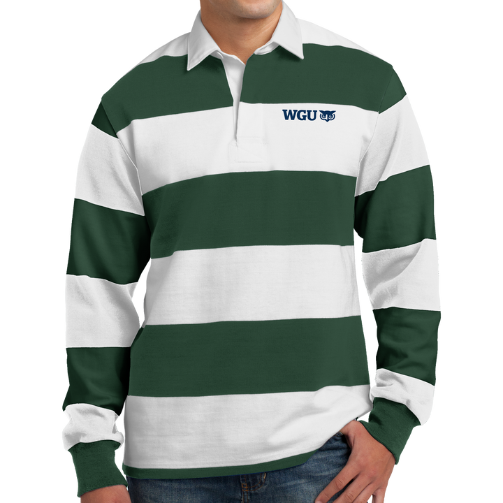 Sport-Tek® Classic Long Sleeve Rugby Polo